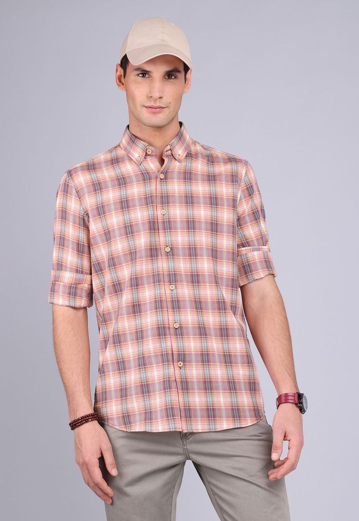 Camisa Escocesa Manga Larga Arrow CM3019SMU-4