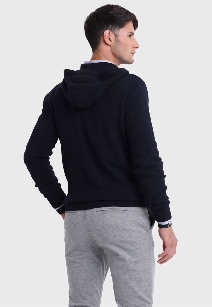 Sweater Full Zipper Capucha Arrow SWI4055NB-4