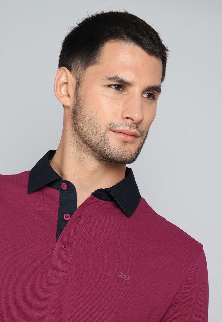 Polera Piqué Manga Larga Arrow PO31014RO-2