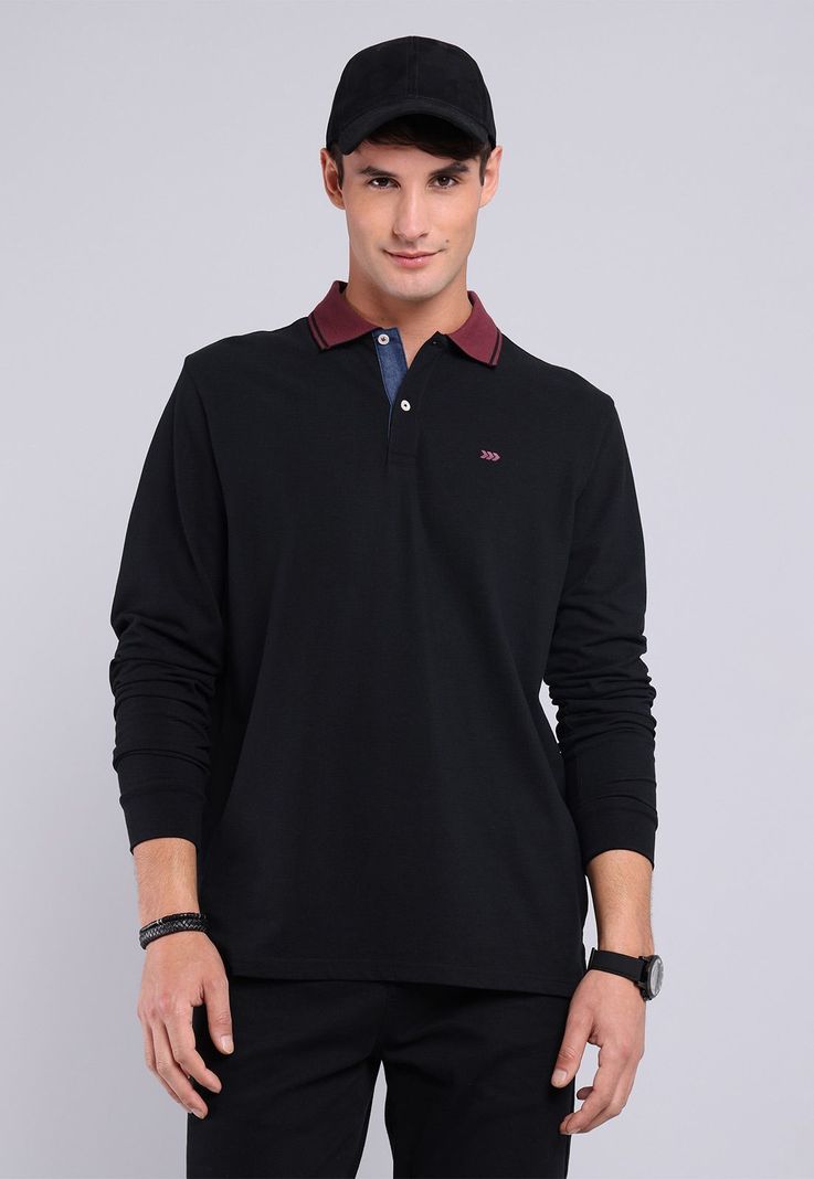 Polera Piqué Manga Larga Arrow PO2721WNE-0