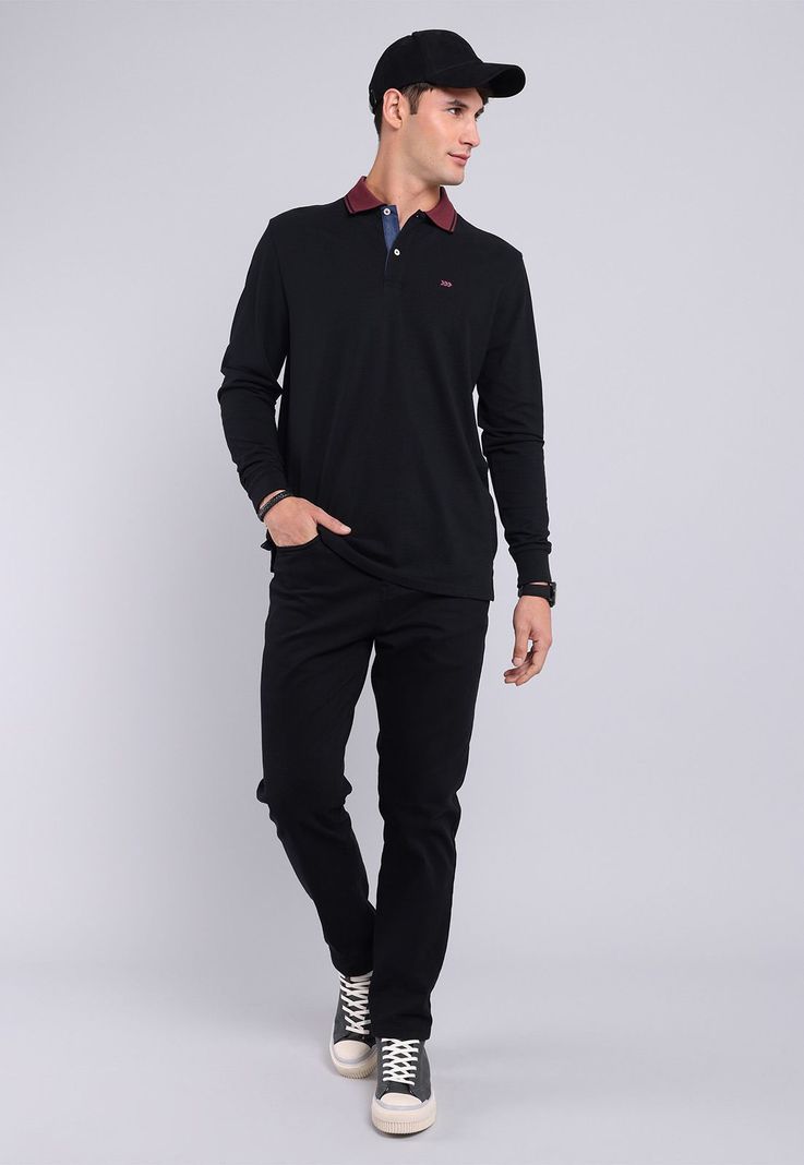 Polera Piqué Manga Larga Arrow PO2721WNE-3