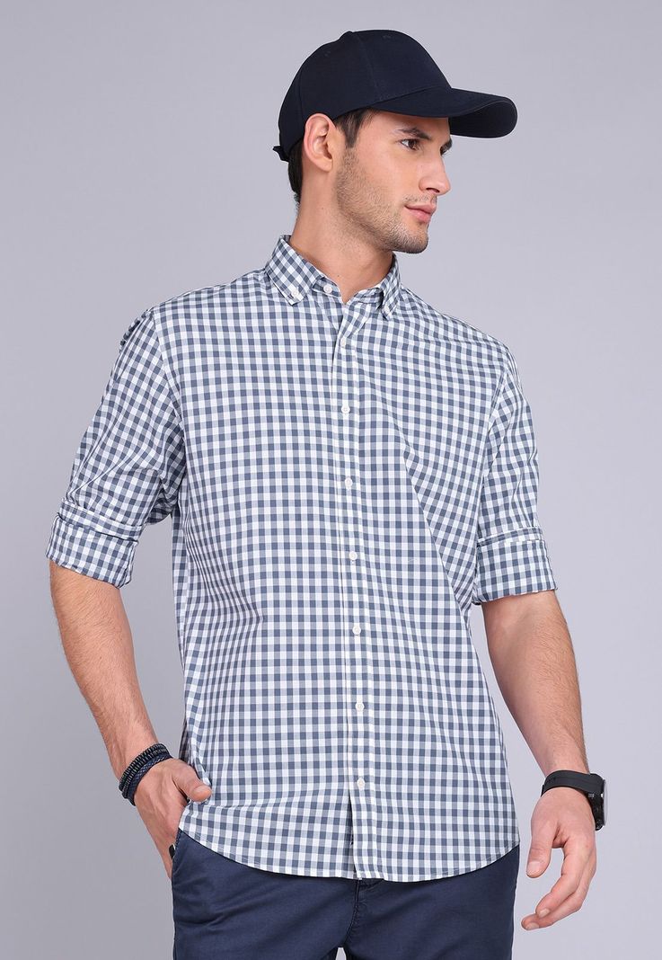Camisa Cuadros Manga Larga Arrow CM3004SAZ-0