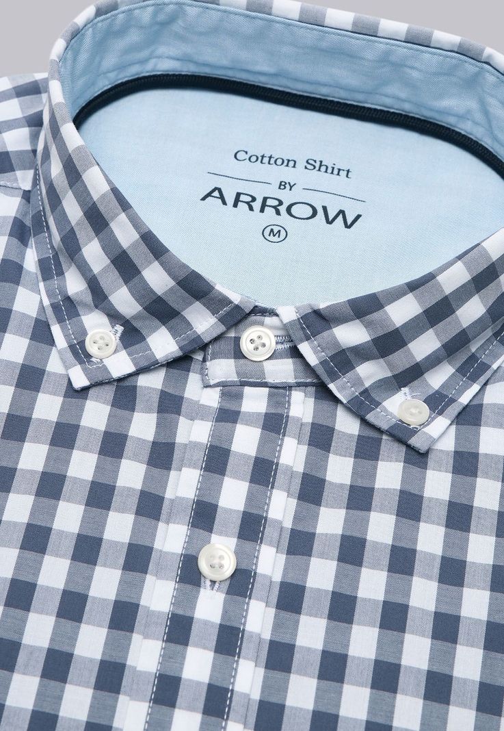 Camisa Cuadros Manga Larga Arrow CM3004SAZ-4
