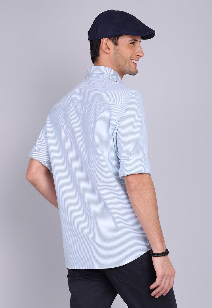 Camisa Oxford Spandex Manga Larga Arrow CM3002SCE-3