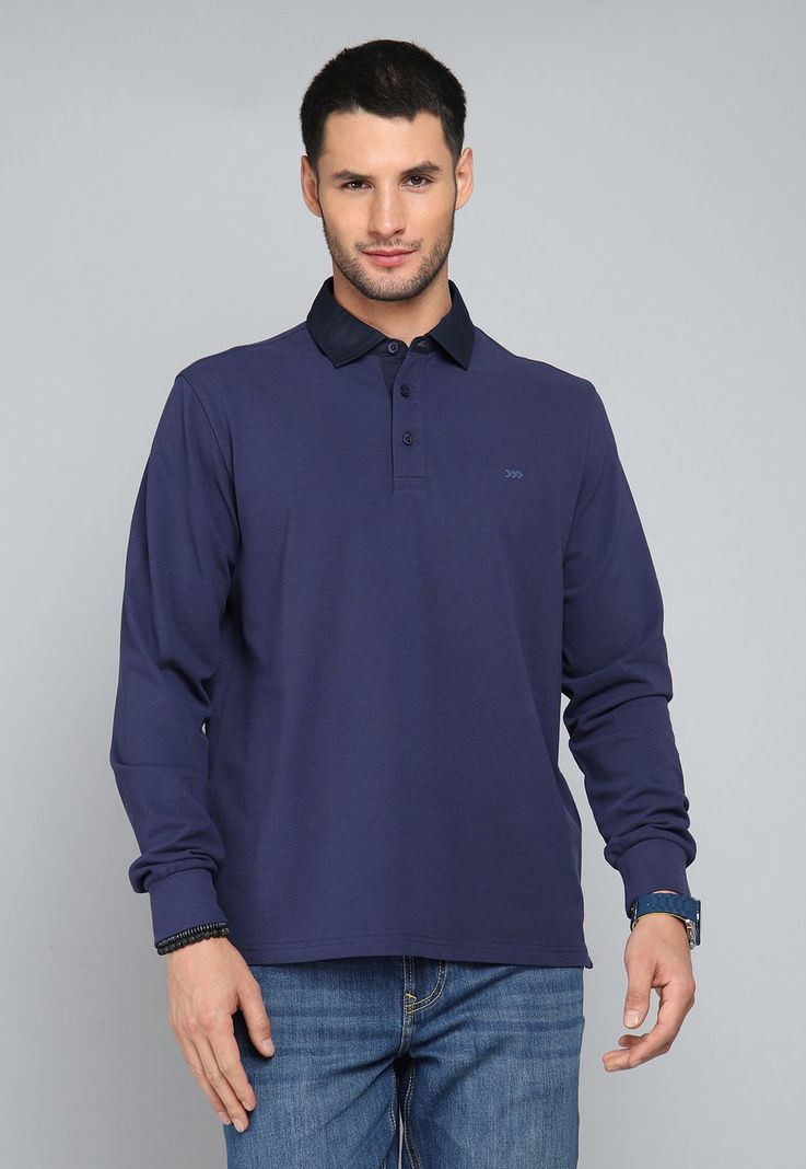 Polera Piqué Manga Larga Arrow PO31014AZ-0