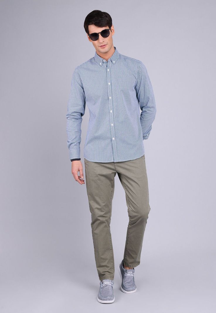Camisa Oxford Rayas Manga Larga Arrow CM3012SVE-2