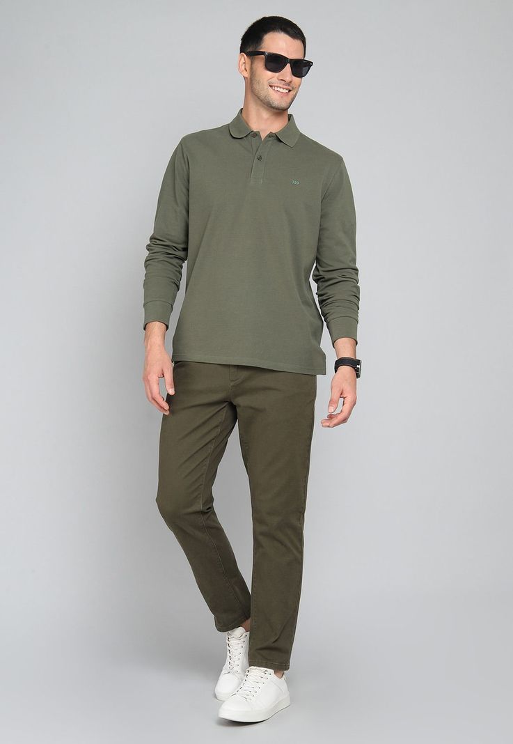 Polera Piqué Manga Larga Arrow PO31011OL-3