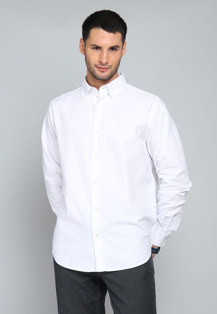 Camisa Oxford Manga Larga Arrow CM31063BL-0