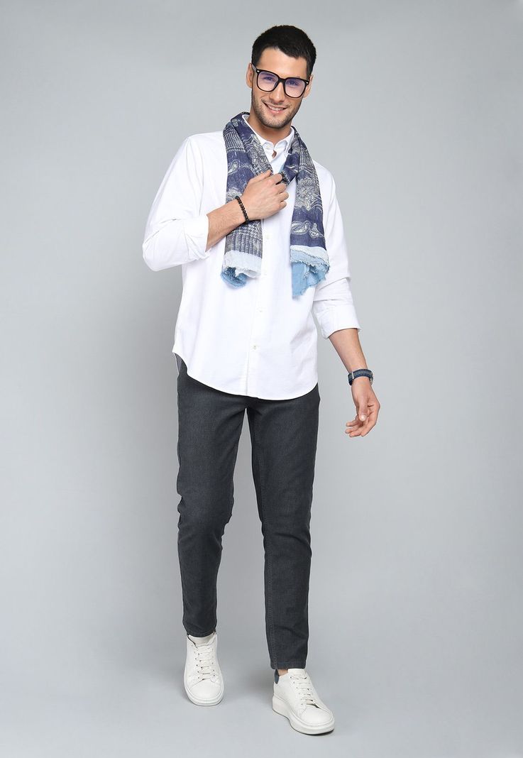 Camisa Oxford Manga Larga Arrow CM31063BL-3