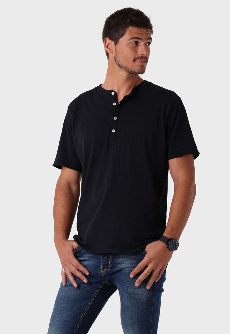 Polera Jersey Cuello Redondo Arrow POIS314NE-1