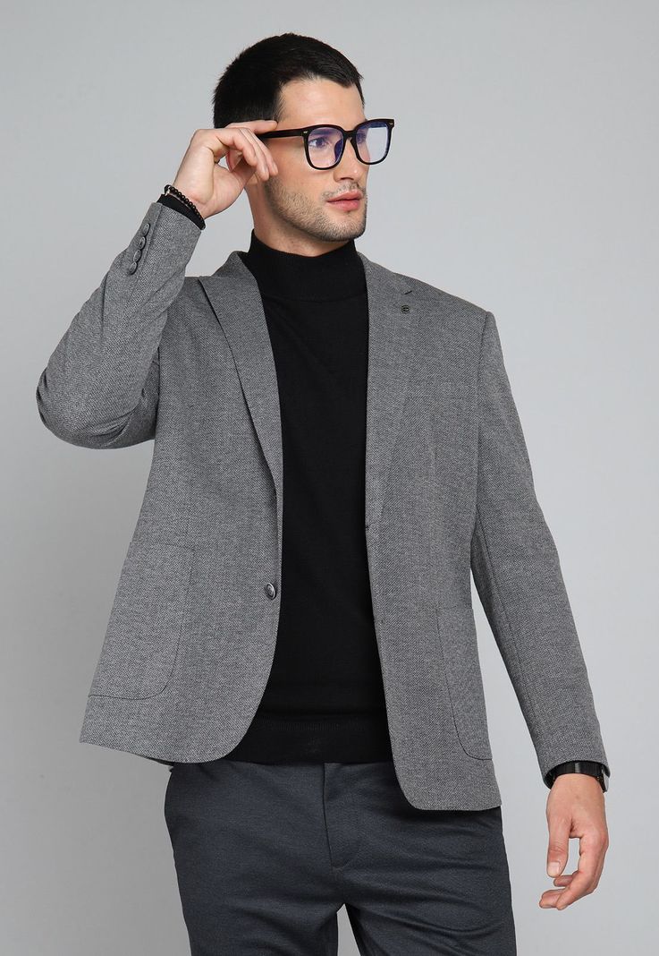 Blazer knit Fantasía Arrow 5033973GR-0