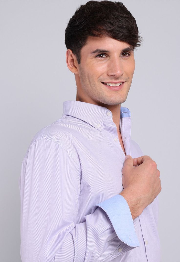 Camisa Formal Spandex Rayas Arrow ARM8027LI-3