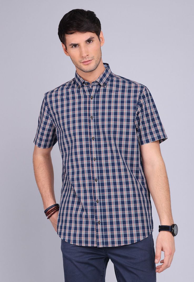 Camisa Cuadros Manga Corta Arrow CM3035SNB-0