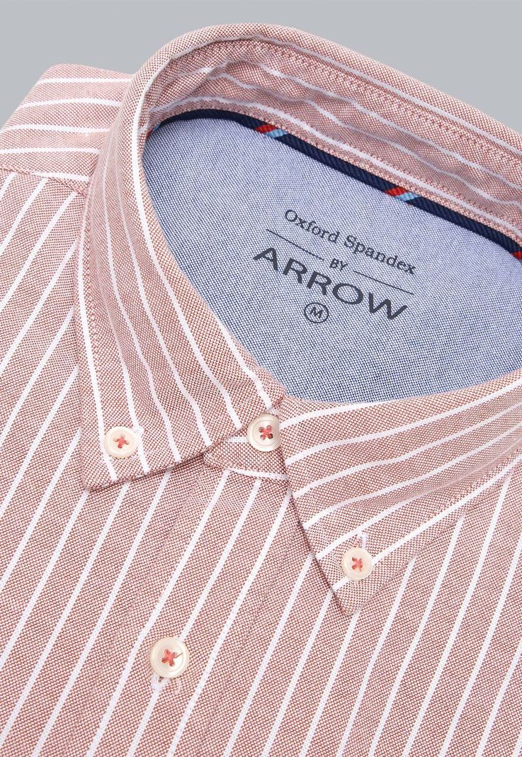 Camisa Rayas Spandex Arrow CM31003RD-4