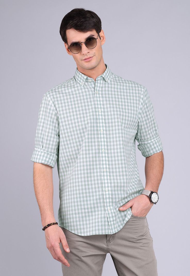 Camisa Cuadros Manga Larga Arrow CM3004SVE-4