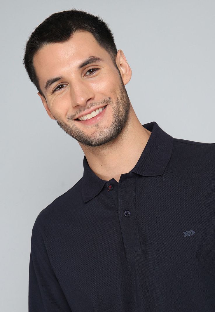 Polera Piqué Manga Larga Arrow PO31011NB-2