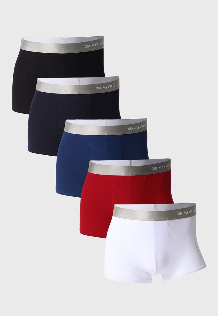 Boxer 5 Unidades Liso Arrow BOD5018SU-0