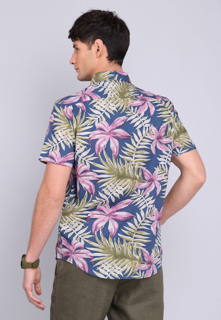 Camisa Manga Corta Floreada Arrow CM3024SMU-1