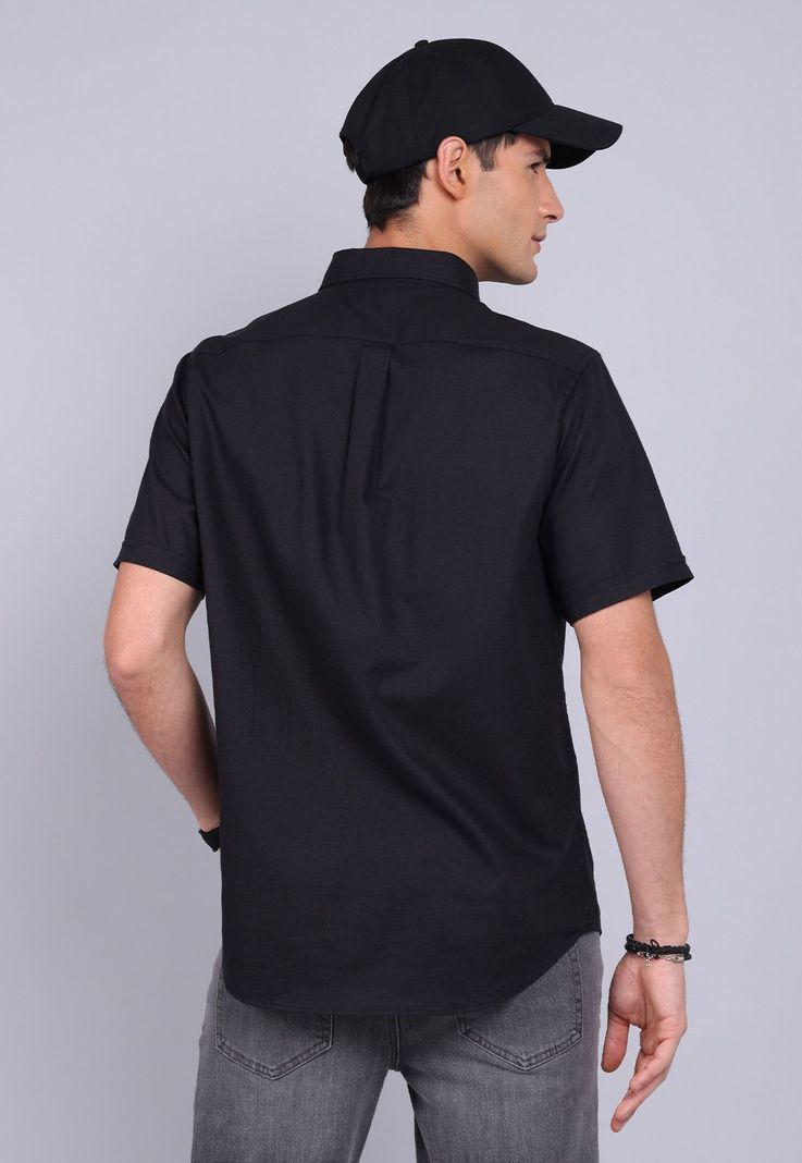 Camisa Lino Manga Corta Arrow CM3058SNE-1