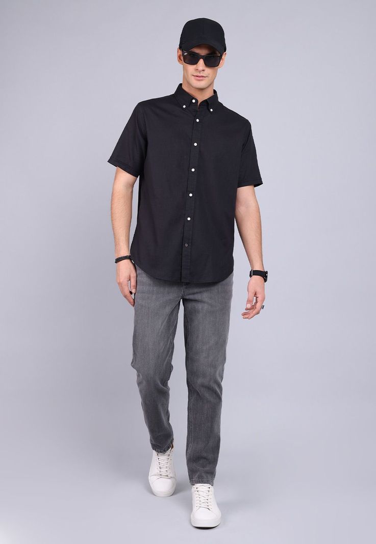 Camisa Lino Manga Corta Arrow CM3058SNE-3