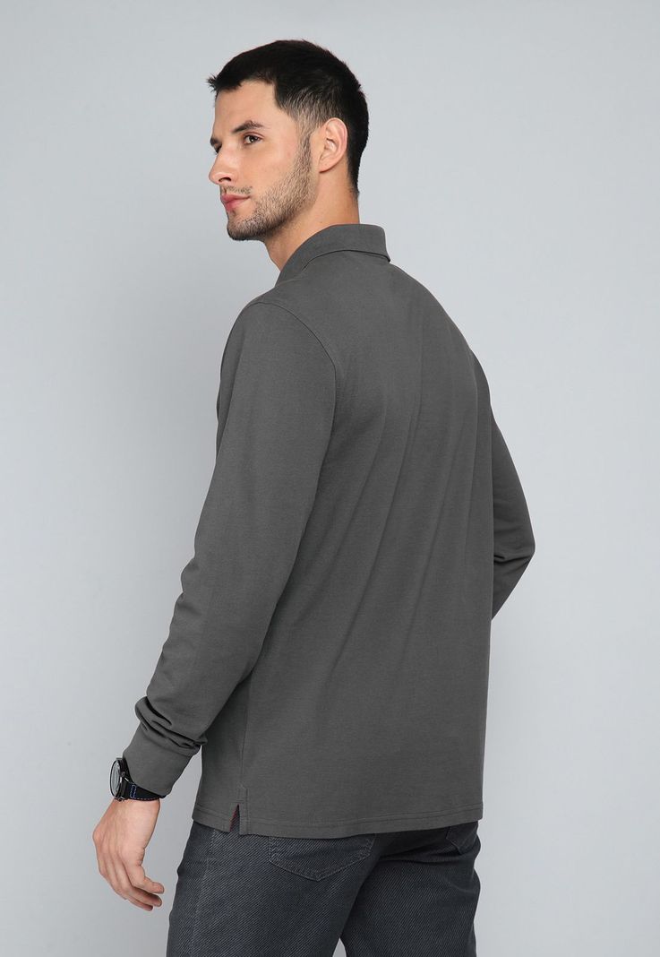 Polera Piqué Manga Larga Arrow PO31011GR-1