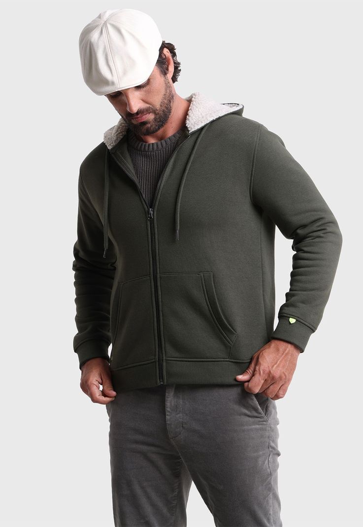 Polerón Full Zipper Con Capucha Arrow-1