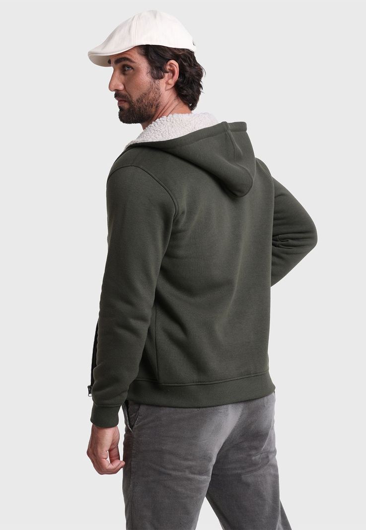Polerón Full Zipper Con Capucha Arrow-5