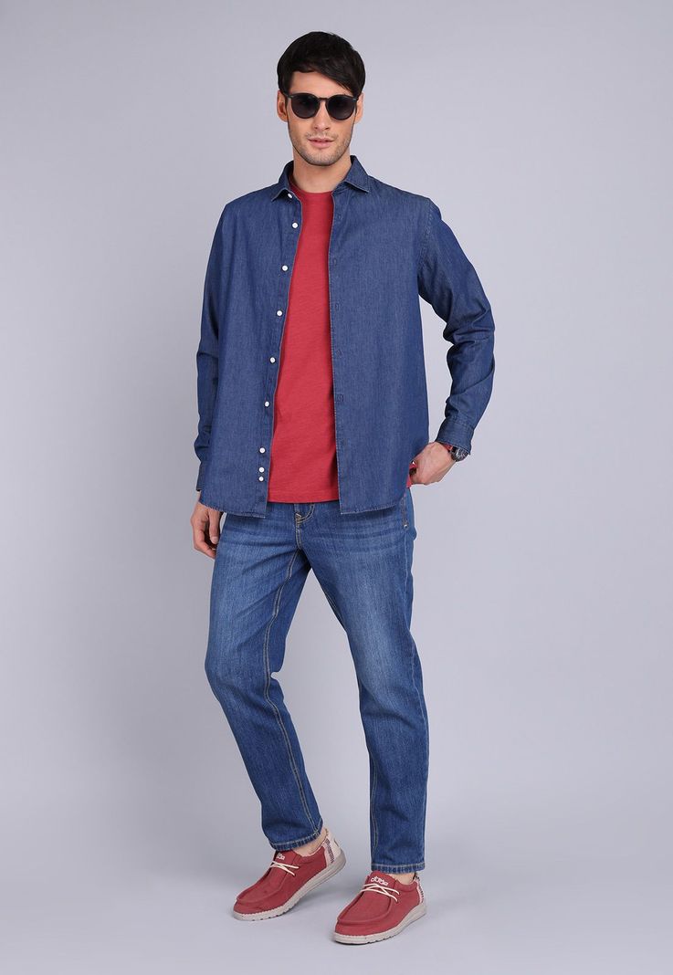 Camisa Denim Manga Larga Arrow CM3051SAZ-2