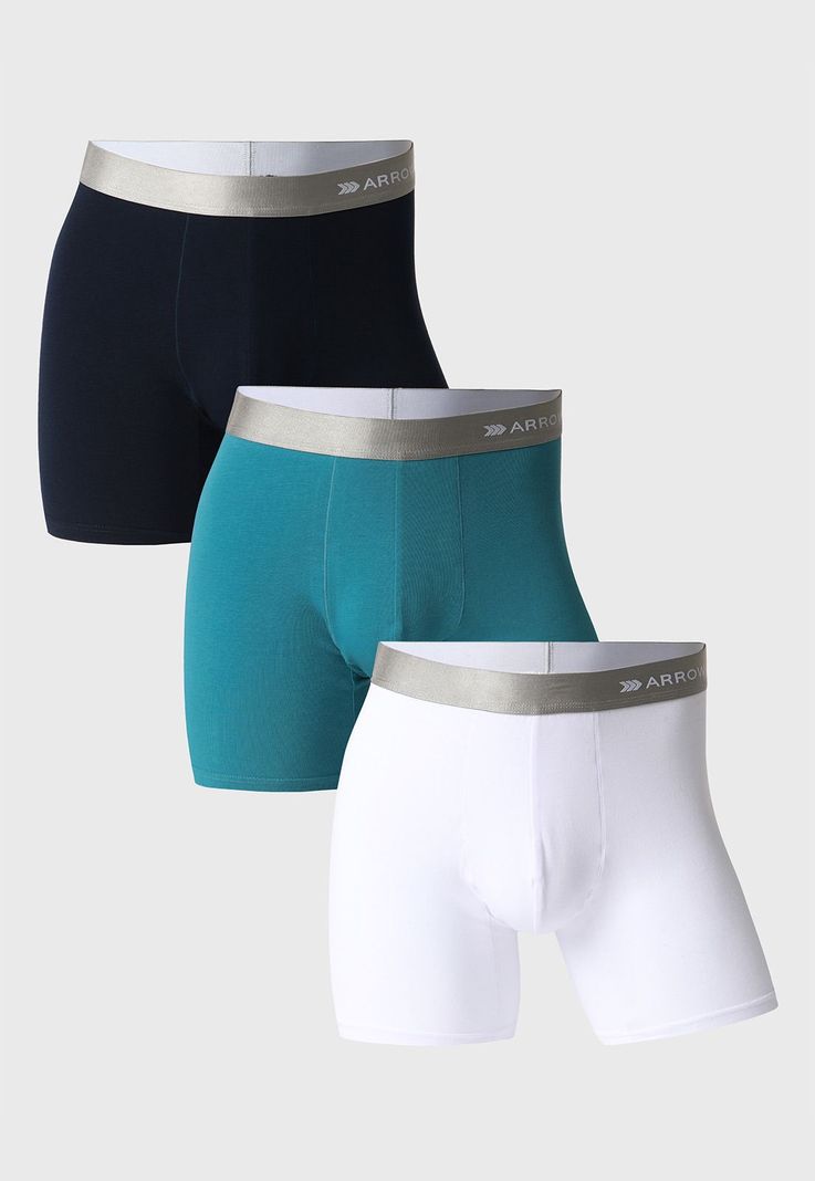 Boxer 3 Unidades Liso Arrow BOD3004SU-0