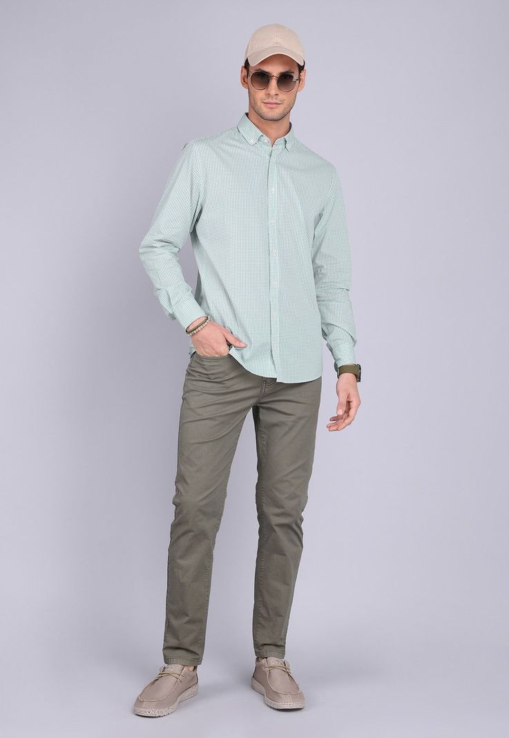Camisa Cuadros Manga Larga Arrow CM3003SVE-2