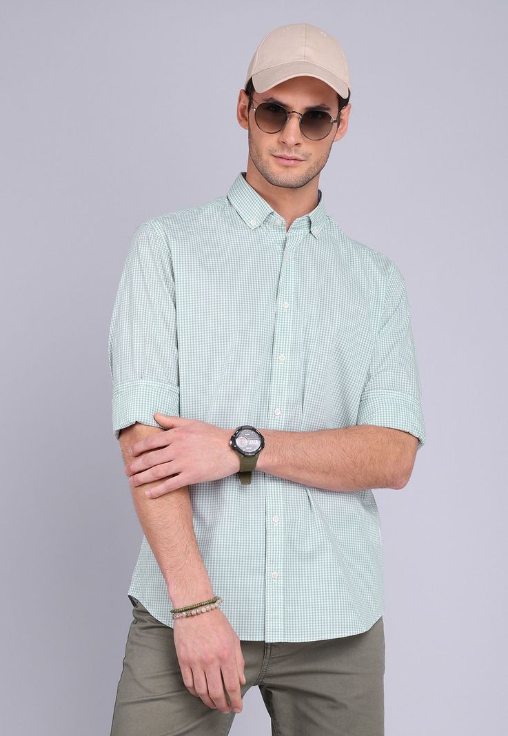 Camisa Cuadros Manga Larga Arrow CM3003SVE-4