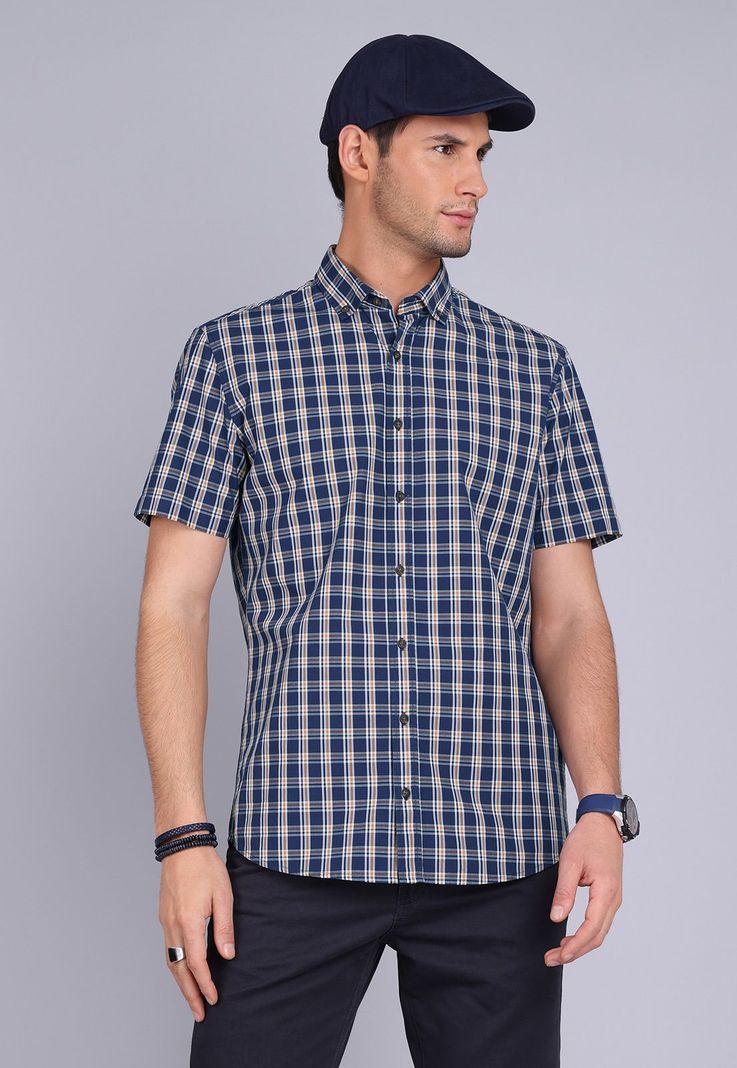 Camisa Cuadros Manga Corta Arrow CM3039SNB-0