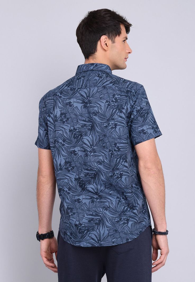 Camisa Manga Corta Floreada Arrow CM3040SAZ-1