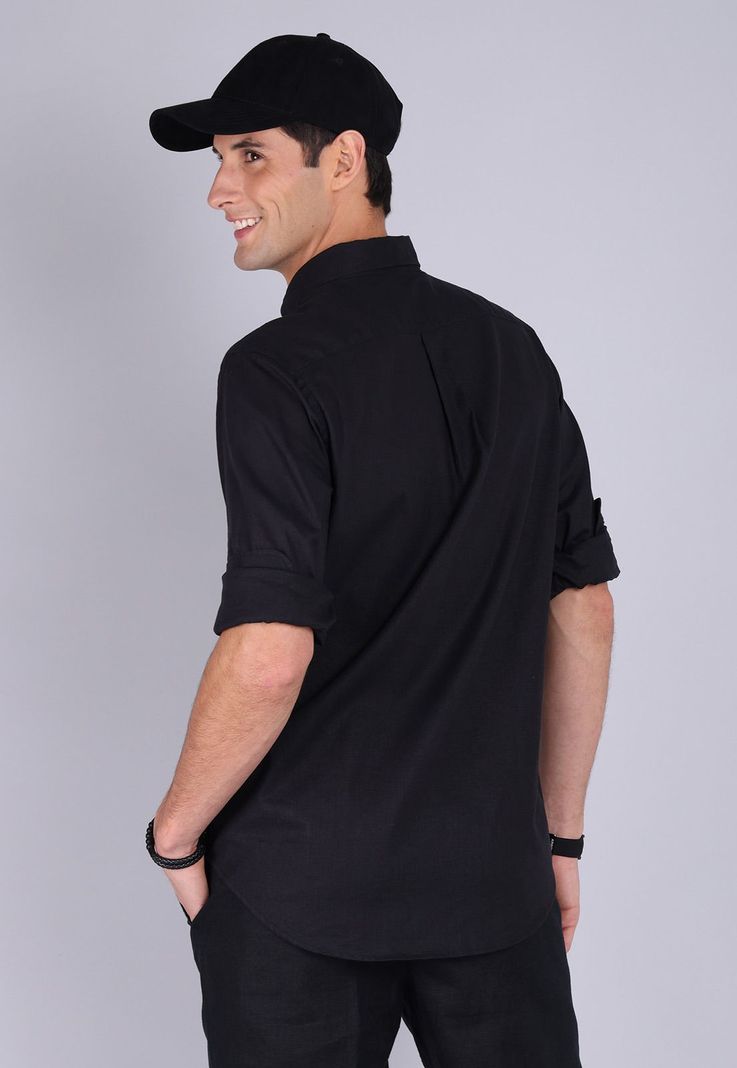 Camisa Lino Manga Larga Arrow CM3057SNE-3