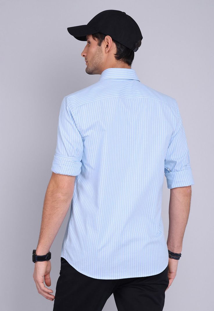 Camisa Oxford Rayas Manga Larga Arrow CM3015SCE-3