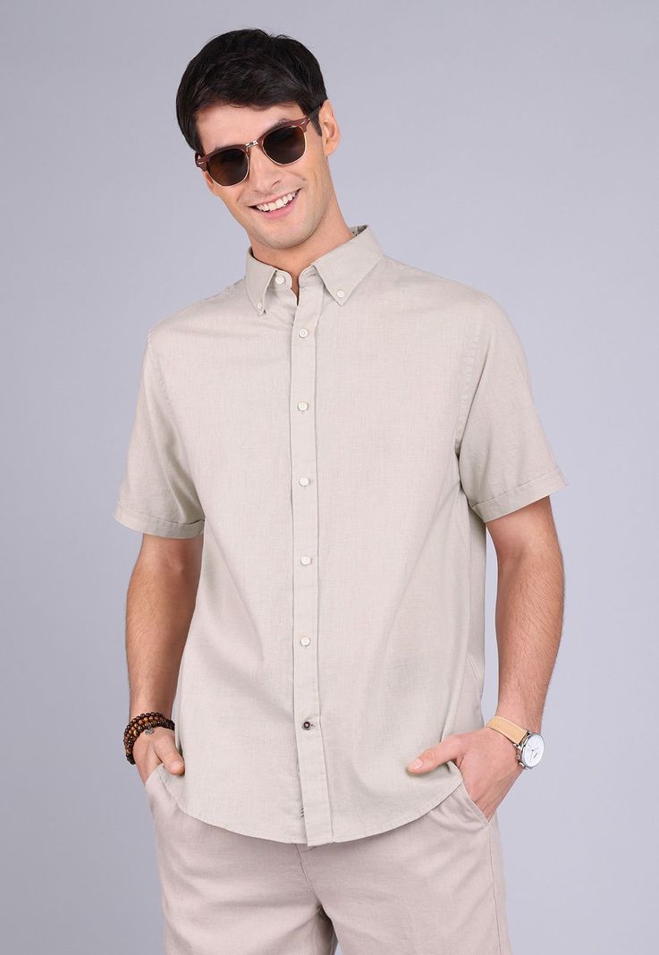 Camisa Lino Manga Corta Arrow CM3058SAR-0