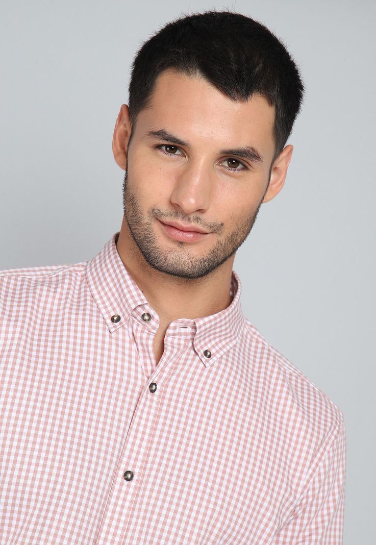 Camisa Cuadros Manga Larga Arrow CM31044RD-2