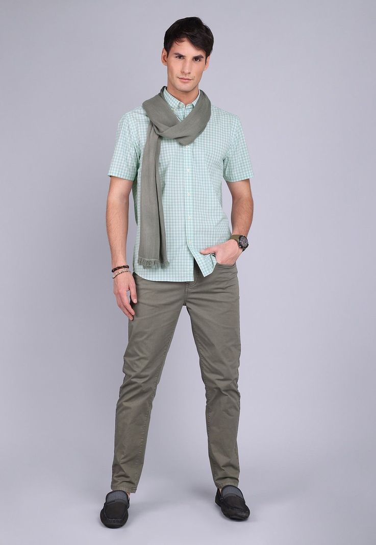 Camisa Cuadros Manga Corta Arrow CM3017SVE-3
