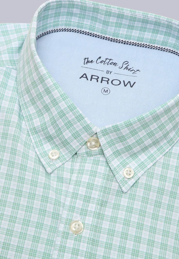 Camisa Cuadros Manga Corta Arrow CM3017SVE-4