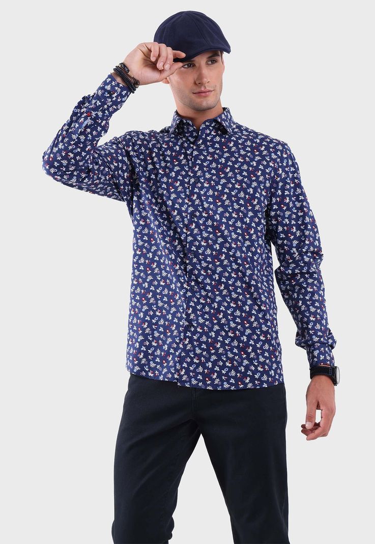 Camisa Spandex Floreada Arrow CM2521WAZ-1