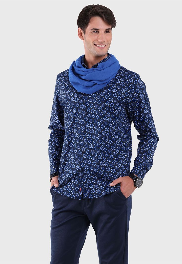 Camisa Spandex Floreada Arrow CM2523WNB-1