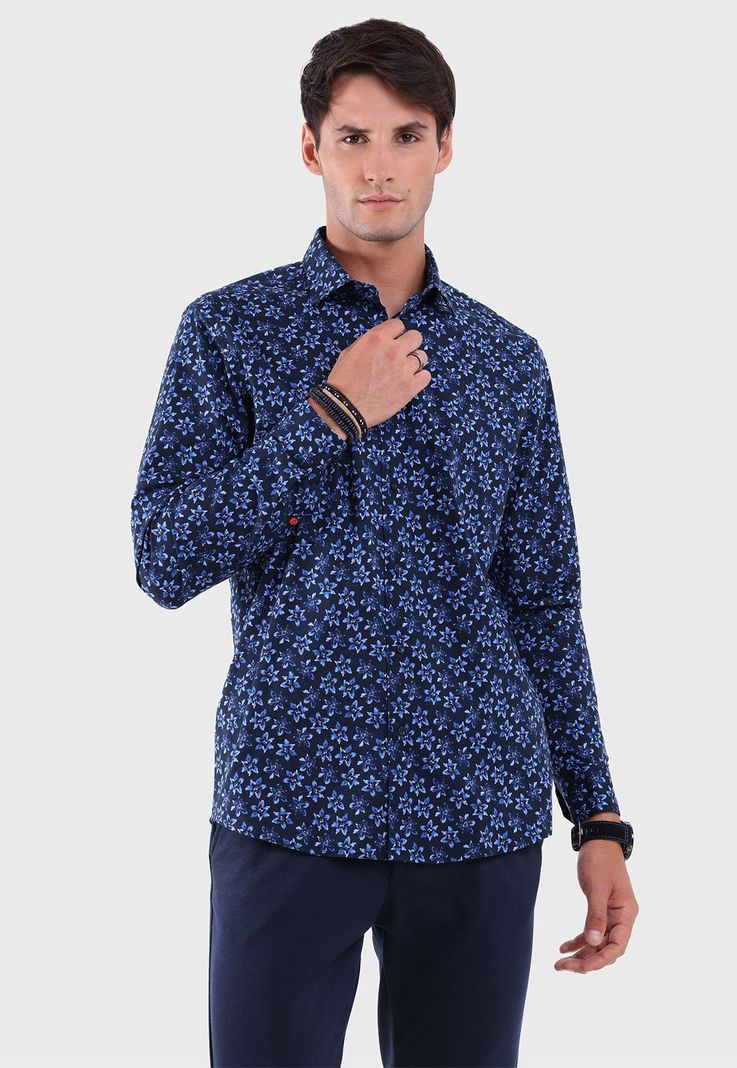 Camisa Spandex Floreada Arrow CM2523WNB-0