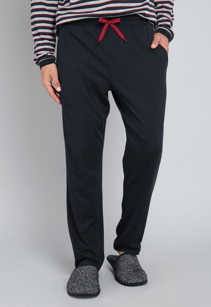 Pijama Largo A Rayas Arrow P1I3101AZ-4