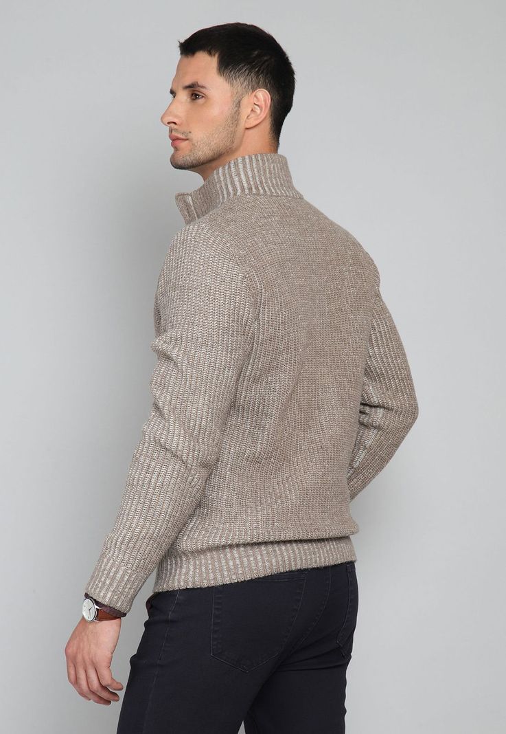 Cardigan Cuello Alto Arrow SW31036BE-1
