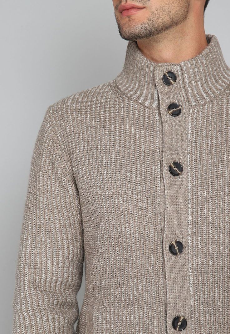Cardigan Cuello Alto Arrow SW31036BE-2