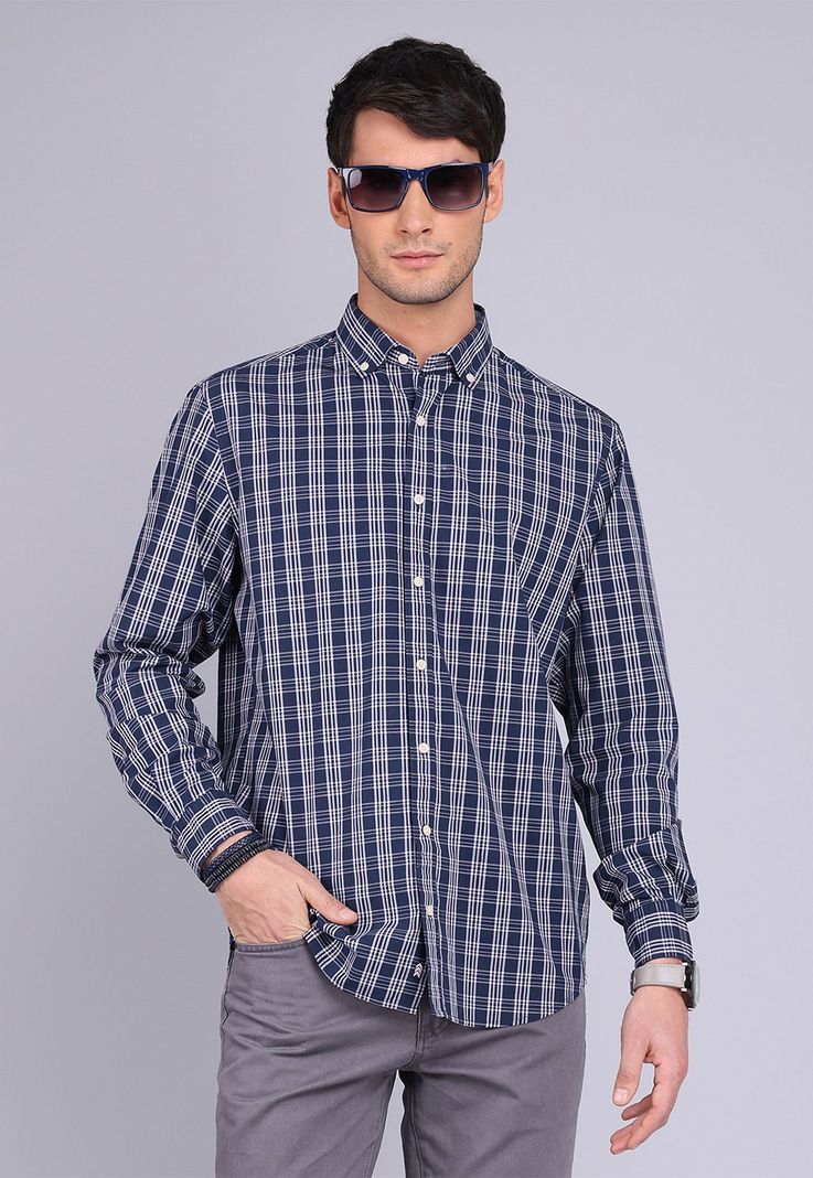 Camisa Cuadros Manga Larga Arrow CM3030SNB-0