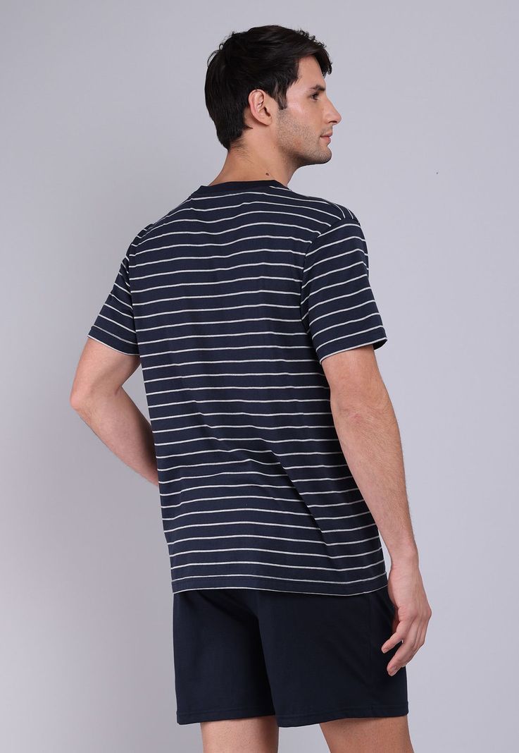 Pijama Corto Cuello En V Arrow P1V3010NB-1