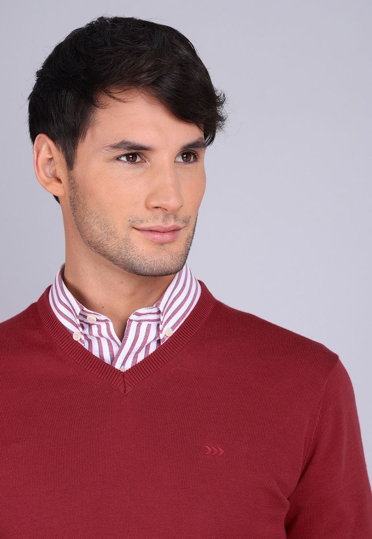 Sweater Cuello V Arrow SW3020SRO-2