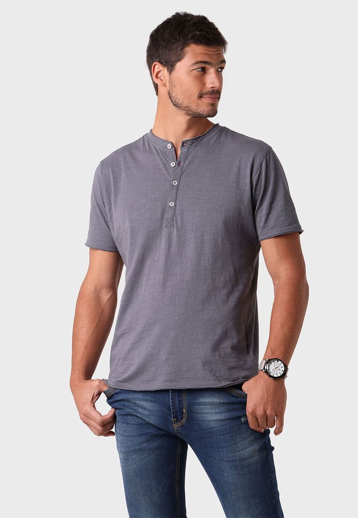 Polera Jersey Cuello Redondo Arrow POIS314GR-1