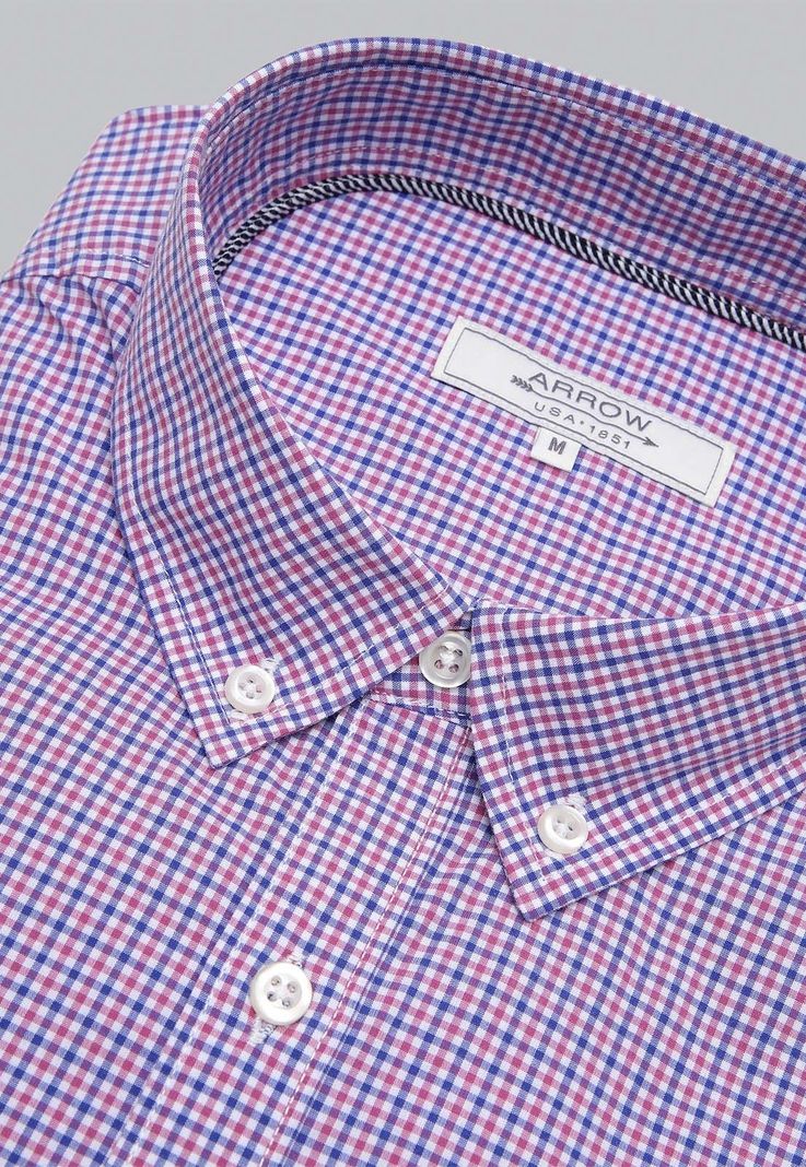 Camisa Cuadros Manga Larga Arrow CM31045RD-4